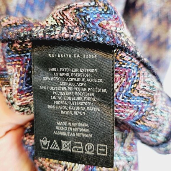 Anthropologie Maeve Swingy Drop Waist Chevron Westwater Knit Dress - Picture 10 of 10